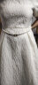 歌莉娅   V领提花连衣裙（配送腰带）  1B7R4K150 03W本白 XL 晒单实拍图