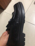 加洲公牛（CALIFBULL）皮鞋男士款秋冬季厚底增高乐福婚鞋套脚懒人商务休闲鞋子男黑色39 实拍图