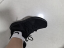 剑桥消防员体能训练鞋男春秋女夏飞织网面减振爆米花休闲运动鞋 黑色+夏款 41 实拍图