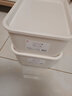 爱丽思（IRIS） 收纳盒桌面塑料收纳箱化妆品内衣物整理玩具盒爱丽丝桌面储物盒 【三件套】特大+大+中  白*无盖 实拍图