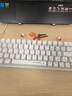 e元素Z11三模机械键盘 单色光键盘机械 61键有线机械键盘有线 拔插轴电竞键盘游戏 可换轴按键无冲 63键四模RGB白色红轴 实拍图