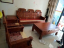 品木客红木家具 非洲花梨（学名:刺猬紫檀）实木沙发组合新中式仿古客厅家具整装冬夏两用象头沙发 加厚象头六件套（113） 其他 实拍图