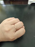 牧笛（MUDI） 18k黄金戒指女士玫瑰金素圈戒新年礼物送女友轻奢生日骐骥红 18K玫瑰金素圈戒指 16号 实拍图