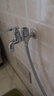 潜水艇马桶喷枪套装全铜三通角阀一进二出水龙头马桶伴侣套装喷头三角阀 (水龙头款)4分洗衣机+喷枪 1只 实拍图