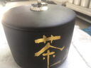 正扬紫砂茶叶大罐子密封醒茶罐普洱茶存储罐茶缸茶叶包装礼品罐 紫砂茶叶罐-（吉祥罐）—莲出贵子 500克 实拍图