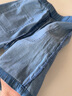 齐齐熊（ciciibear）男童短裤夏季薄款儿童天丝牛仔裤女童裤子夏装宝宝五分裤潮 牛仔蓝 80 实拍图