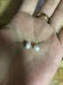 简玺 经典珍珠耳钉 s925银天然淡水珍珠 经典百搭简约款 白色1对 11-12mm（尊贵女王范7%客户选择） 实拍图