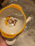 五和（WUHE）儿童饭碗双耳宝宝辅食碗家用耐摔卡通可爱婴儿小猪佩奇餐具食品级 萌猴碗250ml+勺子[适0-3岁] 实拍图