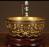 铜聚宝盆摆件沈万三实心八卦聚财铜碗招财米缸家居客厅装饰 35号聚财聚宝盆 实拍图