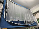 北极绒遮光床帘学生宿舍蚊帐一体上铺下铺遮光帘寝室单人蚊帐含支架床幔 海边日记升级五面强遮光带储物袋 0.9米床上铺-长190*宽90*高110cm 实拍图