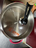 多星六代电煎锅新款33cm多星电饼铛家用平底烙饼锅多功能做水煎包锅 不锈钢电煎锅【31cm红色】升级款 实拍图