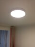DZZ超薄卧室灯led吸顶灯客厅灯简约现代走廊过道阳台马卡龙儿童房灯 白色圆形30cm-18适3-5平 LED暖光 实拍图