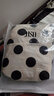 欧莎（OSA）高腰波点大摆裙中长款显瘦薄款a字半身裙女夏季2025年新款 杏底黑点 S 实拍图