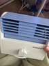 舒飞无叶迷你小风扇桌面电风扇办公室台式风扇大风力 双涡轮静音学生宿舍寝室床头床上家用无叶风扇 【清新蓝】三档直插 实拍图