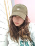 千牧朗帽子男女春秋棒球帽韩版潮百搭遮阳帽户外休闲软顶显脸小鸭舌帽 咖色 实拍图