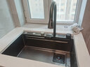 GOFU高赋-G18瀑布出水水槽不锈钢厨房大单槽多功能洗菜池洗菜盆洗碗槽 G18[水槽6846B] 实拍图