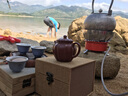 CAMPSOR 户外炉具莲花炉头野营炊具炉子野餐分体便携式野外炉灶气炉套装 C款带软管+转接头双用莲花炉 实拍图
