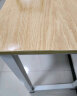 京楷 电脑桌台式家用学习桌笔记本钢木桌写字书桌现代简易简约长条桌子 原木纹白架单桌(120*60*73cm) 实拍图