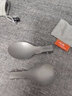 钛途（TITO TITANIUM）纯钛叉勺折叠款99.5%钛合金家用户外野营便携餐具厨具叉子勺子 哑光-折叠钛勺-盒装 实拍图