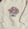 戴维贝拉（DAVE＆BELLA）童装雪尼尔针织衫男童儿童毛衣女童冬季婴儿宝宝秋冬女孩男孩冬款 粉色-N-DBM19273 100 cm（建议身高90-100cm） 实拍图