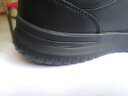 斯凯奇（Skechers）男士绑带商务休闲鞋透气耐磨210835 全黑色BBK 42  实拍图