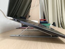 华为MateBook 14英寸D14笔记本支架电脑可调节散热器铝合金折叠便携增高托架2022 亿金哒 铝合金支架-6档可调节(稳固不晃动) 实拍图