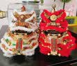 拼酷醒狮 3d立体金属拼图diy手工拼装玩具模型 国风家居装饰创意摆件 好事成双(红+金色) 实拍图