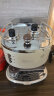 德龙（Delonghi）Delonghi/德龙复古系列 ECO310半自动咖啡机意式泵压家用奶泡一体 甜蜜奶油色 实拍图