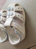 戴维贝拉（DAVE＆BELLA）儿童凉鞋女童夏季宝宝鞋子婴儿幼儿学步鞋小孩女孩幼童小童沙滩鞋 白色（奶白） 20（鞋内长13.6cm） 实拍图