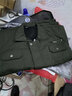 左斯客劳保服工作服男装套装秋冬季加绒电焊防焊工作服装工装冬天工地 A29-A款军绿纯加绒 190(适合190-200斤) 实拍图