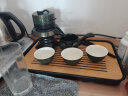 唐丰高端茶盘家用轻奢现代电木排水茶台茶具接水管排水式功夫茶托盘 亦如有鱼茶盘 实拍图