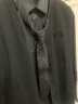 柒牌男士配件商务休闲时尚上班真丝条纹箭头型衬衫西服领带礼盒装 黑色 145cm 晒单实拍图