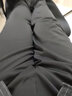 Cszxx大码西裤男加肥加大码男士直筒宽松胖子上班面试纯色弹力西装裤 深蓝色 45（3尺5） 实拍图