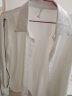 皮尔卡丹（pierre cardin） 衬衫女2024春季新款女装时尚韩版通勤简约休闲长袖白色上衣女 白色 XL （建议120-135斤） 实拍图