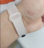 例米 适用小米手环10/9/8/7/6代腕带替换带潮NFC通用硅胶5/4/3nfc版表带mi运动手环硅胶表带男女款个性 透明白腕带 小米手环5/6通用腕带 实拍图