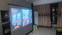 鲸米（JINGMI）投影幕布92英寸16:9地拉幕布全面屏手动地升幕布G5拉线抗光幕家用办公户外便携移动投影仪屏幕 实拍图