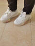 探巡老爹鞋女秋季女鞋牛皮小白鞋女ins彩虹底透气休闲鞋女运动鞋女 8831-1白灰色 38 实拍图