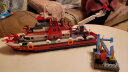 启蒙积木拼装消防船玩具六一儿童节礼物 沿海救援消防船12028 实拍图