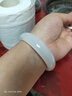 爵玉堂 玉手镯女款 羊脂级玉镯子方解石玉送妈妈送女友玉器手环 带证书 57-58 适合100-120斤 实拍图