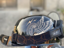 IBK摩托机车头盔四季棒球帽太子瓢盔男女电动车个性复古盔 RW03-纯哑黑色-质感 L（头围55-56cm) 晒单实拍图