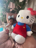 澳颜莱hellokitty巨型玩偶超大毛绒公仔可爱娃娃创意生日礼物送女朋友 站款kt猫红色 35-40厘米0.3kg 实拍图