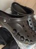 卡骆驰（CROCS）洞洞鞋贝雅男鞋夏季新款男士沙滩鞋凉鞋拖鞋女鞋 10126-001/黑色（尺码偏大） 45 -46(290mm) 实拍图