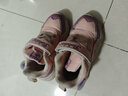 巴布豆（BOBDOG）女童鞋运动鞋秋冬季新款儿童加绒二棉老爹鞋女中大童鞋子 嫩粉/藕荷紫 28 适合脚长17.0cm 实拍图