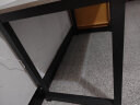 星奇堡 简易书桌电脑桌家用写字桌台卧室学习桌办公大桌长方形小桌子 加固升级-黑架灰橡木-120*60高74 晒单实拍图