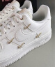 耐克（NIKE）女鞋AIR FORCE 1白银AF1空军一号复古运动板鞋 HQ3461-191 37.5 实拍图