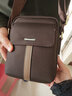 阿诺妮斯单肩包男斜挎包简约休闲耐用防水牛津布男包时尚手机包小挂包竖款 实拍图