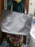 VQGT新款牛津布帆布大包包女包七夕学生百搭斜挎单肩包女士时尚托特包 灰色【下单送礼】 实拍图