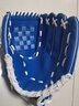 棒球手套垒球手套内野投手儿童少年成人男女亲子加厚左右手 10.5寸蓝色 实拍图
