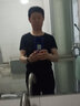 简束 短袖T恤男纯色棉质t恤夏季休闲运动紧身t恤男圆领修身打底汗衫潮 黑色+白色（两件装） L （63kg左右） 实拍图