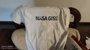 NASA GISSNASA官网联名短袖t恤男国潮China故宫半袖纯棉新款夏季宽松男装 NA80134白色 M  建议110-130斤 实拍图